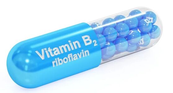 Oculax contains vitamin B2